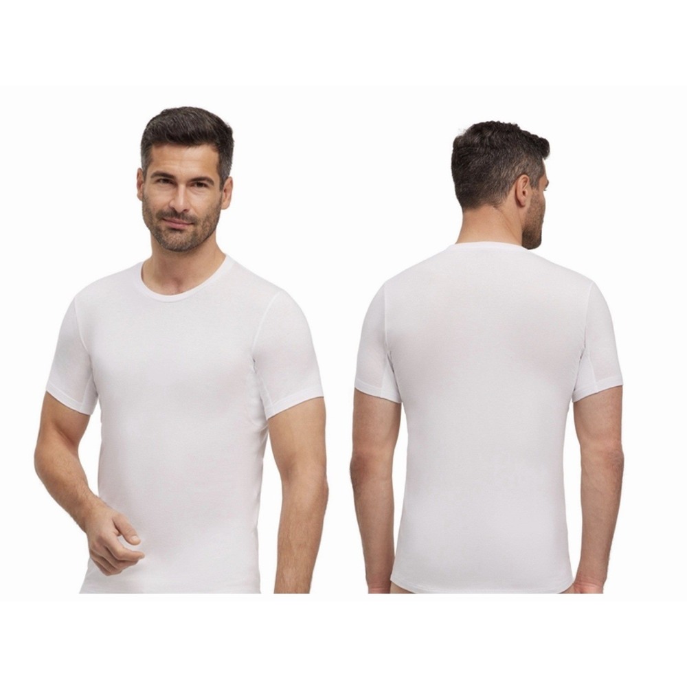 Falke Mens Daily Climate Control T-Shirt - White - Sz Large